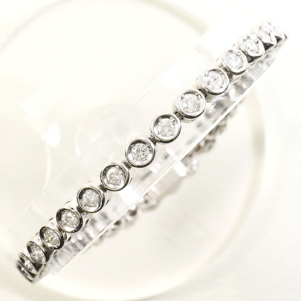 VINTAGE Silver Diamond Charm Bracelet
